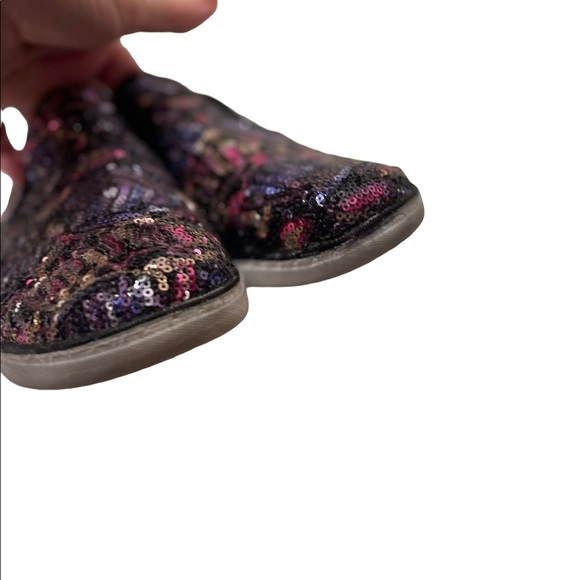 Skechers Sequined air Cooled Memory Foam Shoes Size 8.5 - Picture 4 of 5